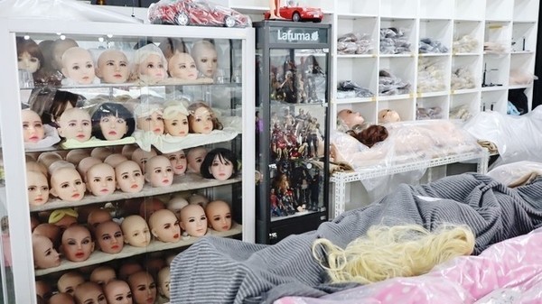 The inside of the factory that makes sex dolls 