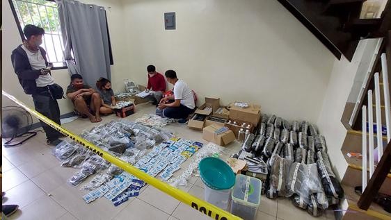 'Shabu', cocaine, ecstasy, and cannabis amounting to more than P87 million were seized during a buy-bust in Quezon City which also led to the arrest of a couple