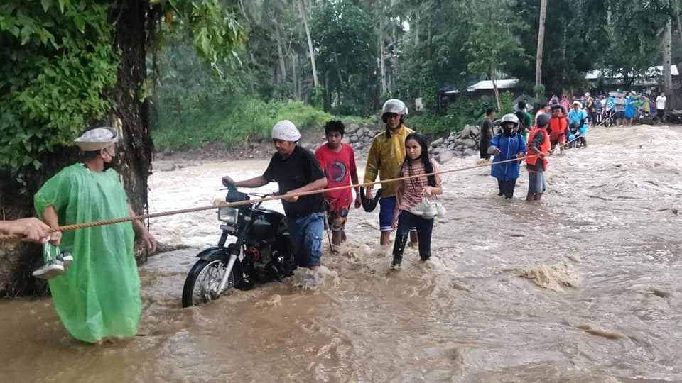 Teachers of Sta. Filomena Elementary School in Makilala, Cotabato were among the stranded individuals rescued as heavy rains brought by Florita
