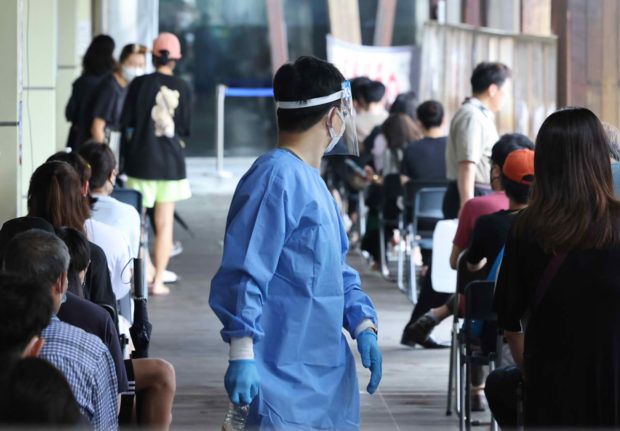 South Korea‘s daily COVID-19 infections 