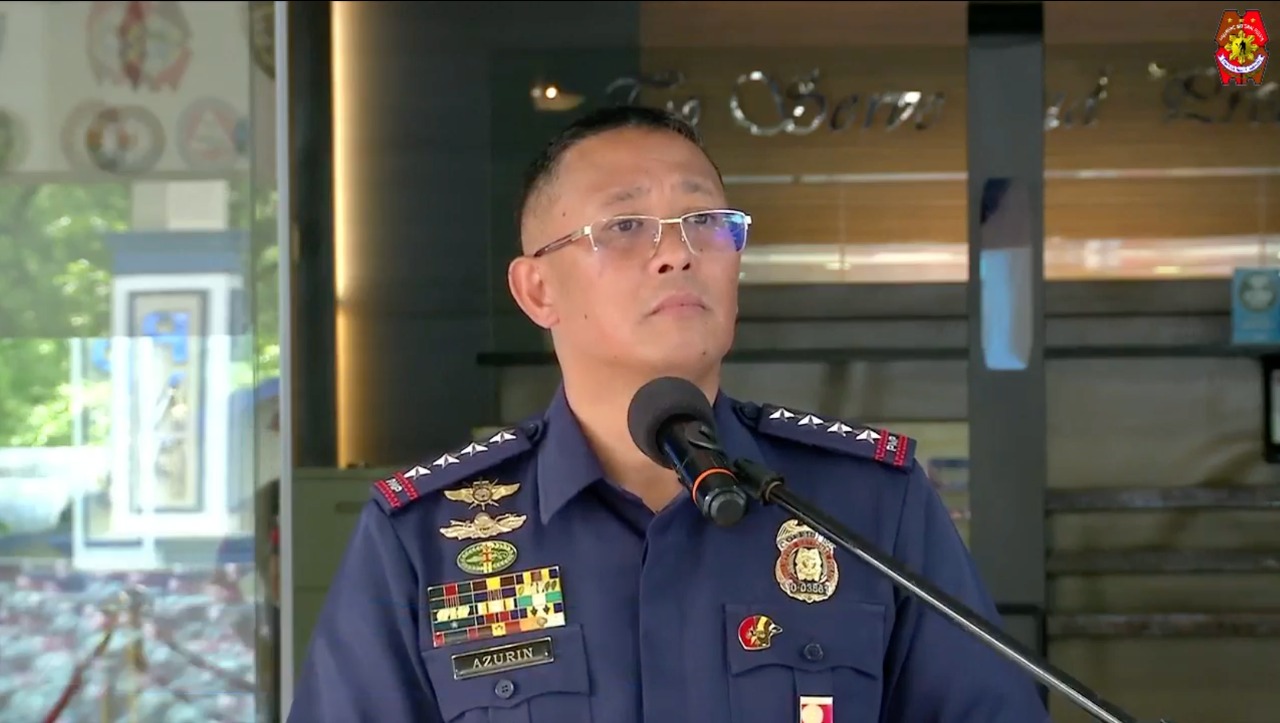 PNP chief Gen Rodolfo  Azurin Jr. says that a ranking CPP officer has been arrested in Quezon City
