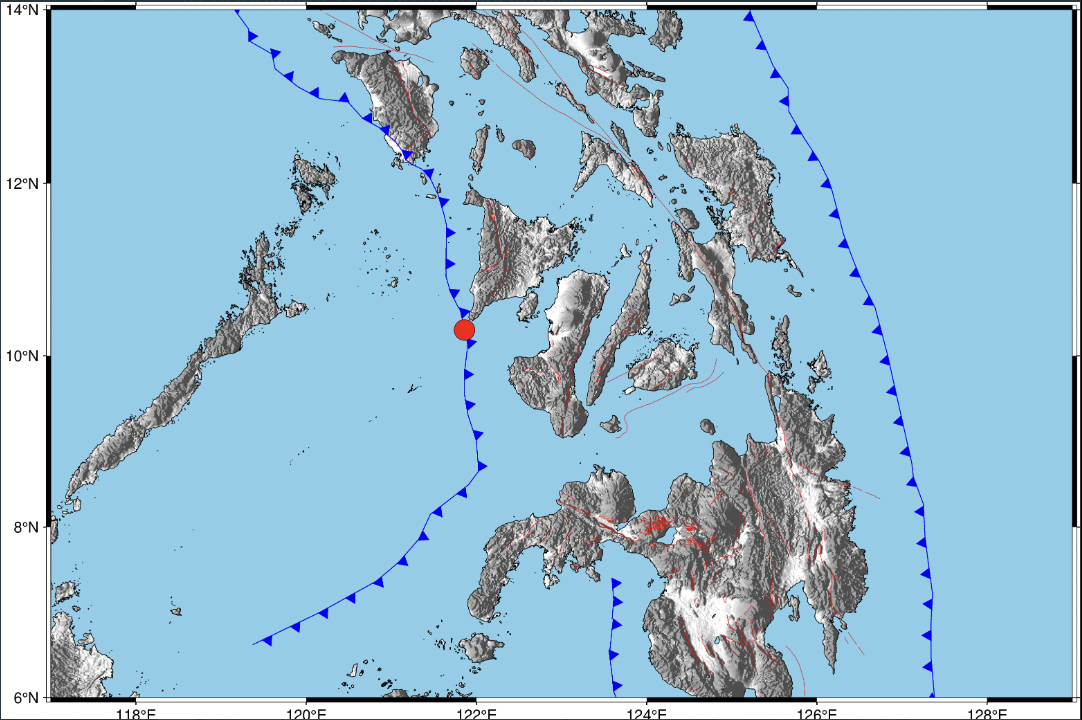 4.7 magnitude earthquake jolts waters off Antique