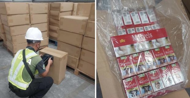 Smuggled cigars STORY: Business group backs stricter laws vs cigarette smuggling