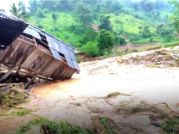Floods wreak havoc across Laos - Tropical storm Ma-on