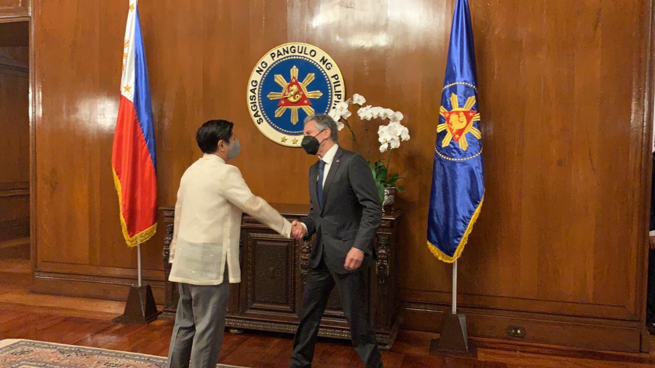 US Secretary of State Blinken pays courtesy call on Bongbong Marcos
