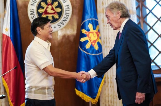 The US congressional delegation led by Senator Edward Markey meets President Ferdinand Marcos Jr. in Malacañang on August 15, 2022.