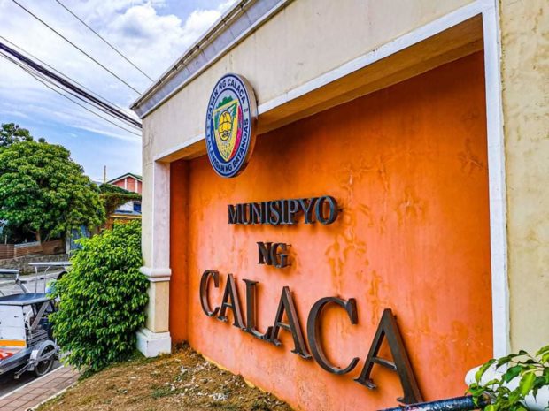 Calaca welcome sign in Batangas