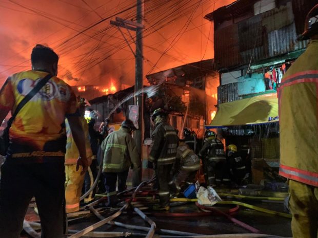 Residential fire in Nagtahan, Manila