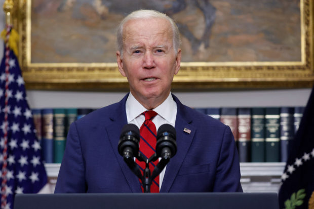 FILE PHOTO: U.S. President Joe Biden delivers remarks on the proposed DISCLOSE Act, which would require super PACs and certain other groups to disclose donors who contributed $10,000 or more during an election cycle, at the White House in Washington, U.S. September 20, 2022.  REUTERS/Jonathan Ernst