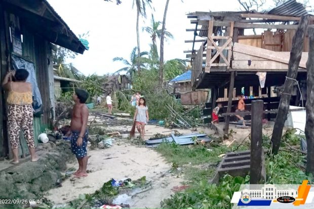 Karding left P186.5 million worth of agricultural damage in Quezon province
