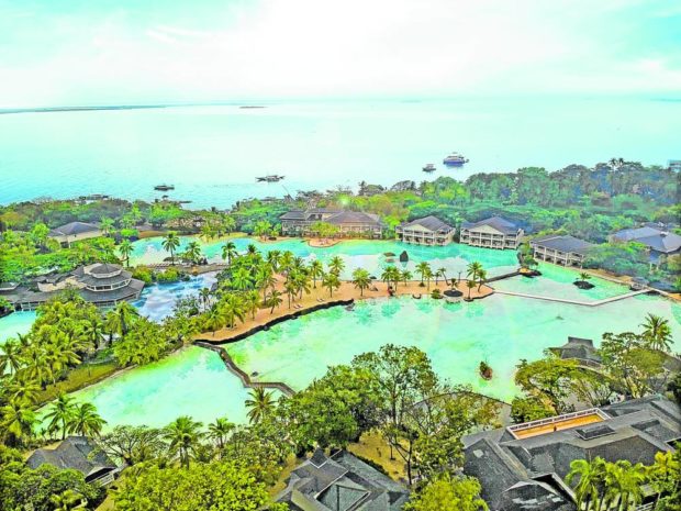 Plantation Bay Resort and Spa in Lapu-Lapu City, Cebu STORY: Workers laid off during pandemic return to Mactan hotels, resorts