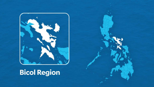 Map of the Bicol Region. STORY: Stranded passengers in Bicol ports rise to over 2,000 due to Karding