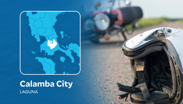 Motorbiker dies in Calamba road crash