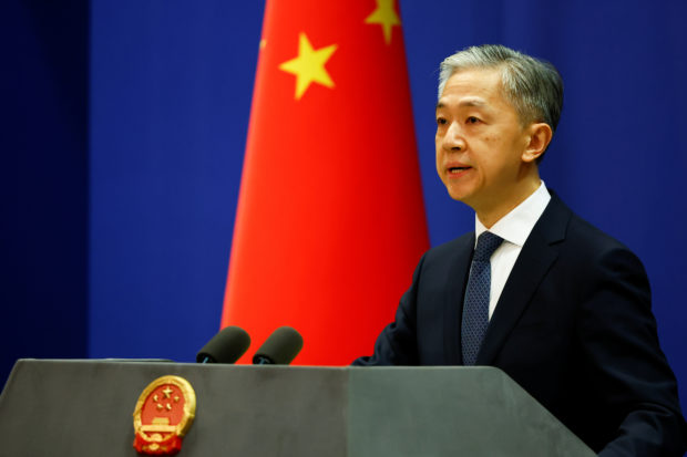 Chinese foreign ministry spokesman Wang Wenbin