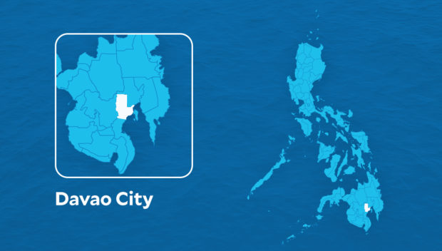 Davao City map. STORY: Suspect in stepdaughter’s rape slain in shootout with Davao City cops