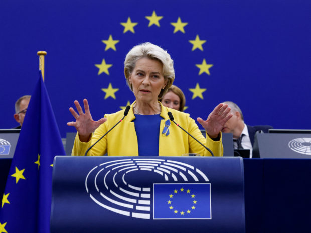 Iran's "weapons proliferation" is a threat to Europe, President of the European Commission Ursula von der Leyen warned Friday, hinting at further sanctions against the Islamic republic. 
