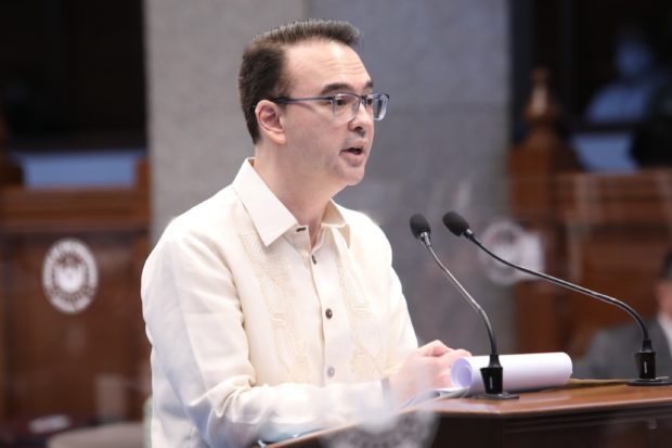 Senator Alan Peter Cayetano does not see the point in openly deliberating the budgets of defense agencies.