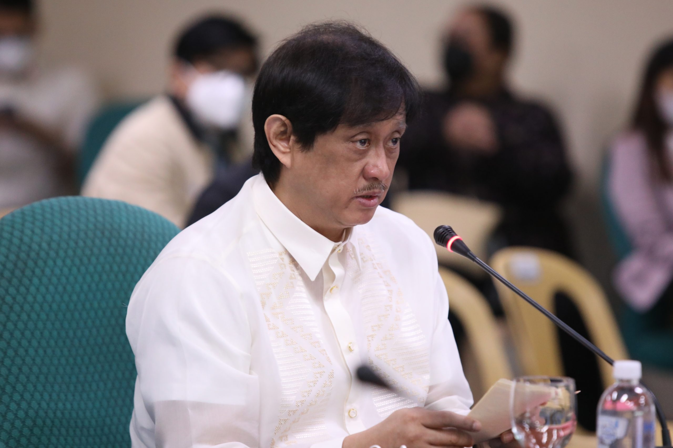 DAR SECRETARY FACES CA GRILLING: Former lawmaker Conrado Estrella III attends on Tuesday, September 27, 2022, the Commission on Appointments' Committee on Agrarian Reform's deliberation of his ad interim appointment as the new secretary of the Department of Agrarian Reform (DAR).
