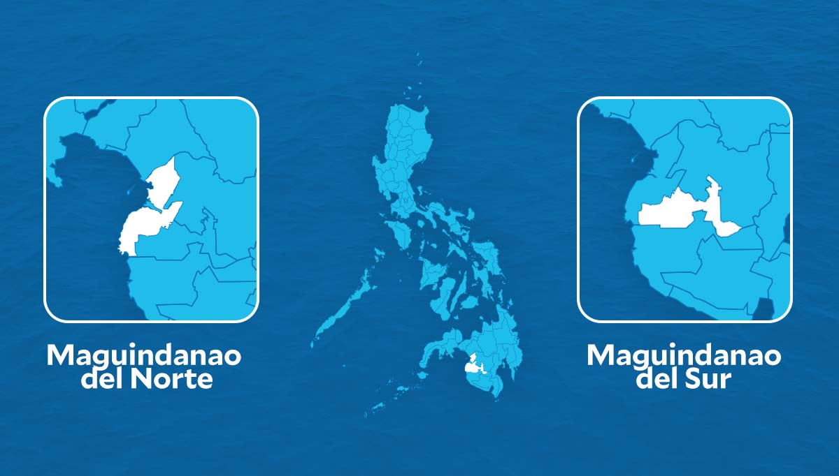 Maguindanao Del Norte, Maguindanao Del Sur officially now provinces
