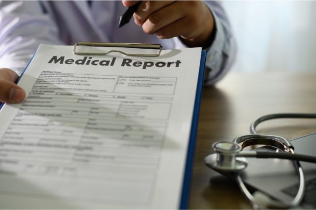 Medical report. STORY: Bill requires gov’t officials to submit medical certificate
