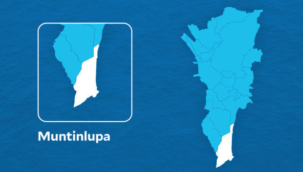 Muntinlupa map. STORY: Due to heat, Muntinlupa back to blended learning for a month