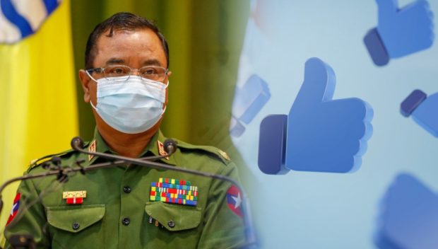 FILE PHOTO: Myanmar's military spokesman General Zaw Min Tun attends a news conference ahead of the start of a new parliament term and the formation of the new government in Naypyitaw, Myanmar January 26, 2021. REUTERS/Thar Byaw/File Photo
