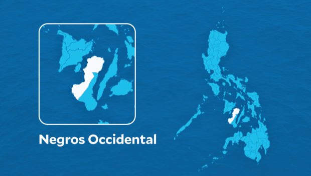 Negros Occidental map. STORY: CHR reports 64 EJK cases in Negros Occidental