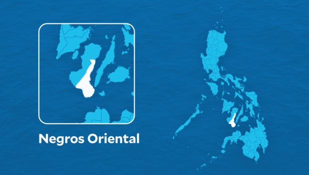 Negros Oriental map. STORY: IN NUMBERS: Attacks on elected officials in Negros Oriental since 2016