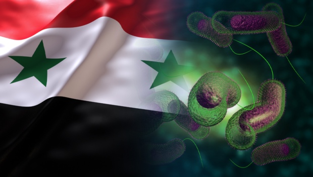 Syria Flag - cholera