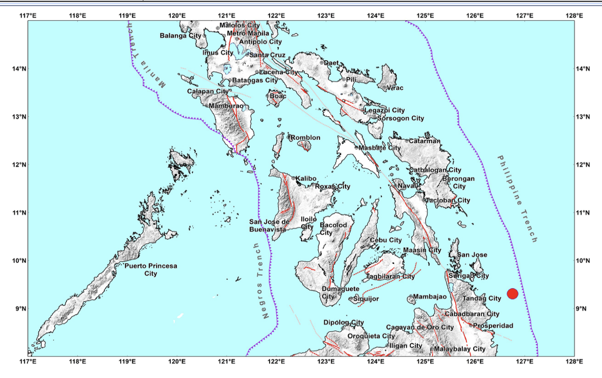 Surigao del Sur quake