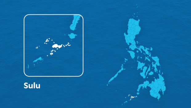 Map of Sulu STORY: Over 6,000 villagers flee Sulu firefight