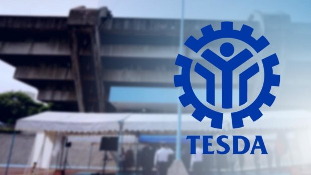 Composite photo of Tesda building with Tesda logo superimposed. STORY: Tesda starts skills competition for international tilt