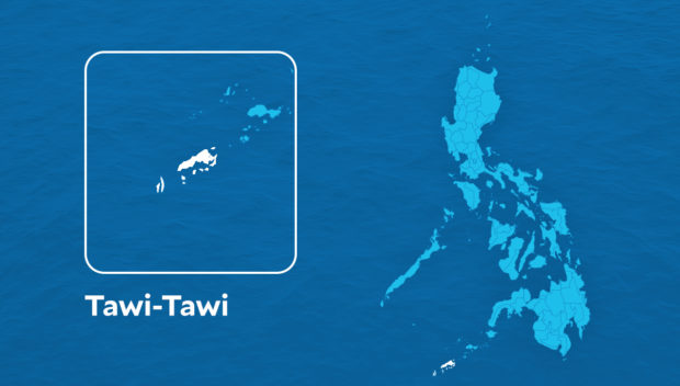 Tawi-Tawi map. STORY: In Tawi-Tawi, 21 rescued from being trafficked to Malaysia