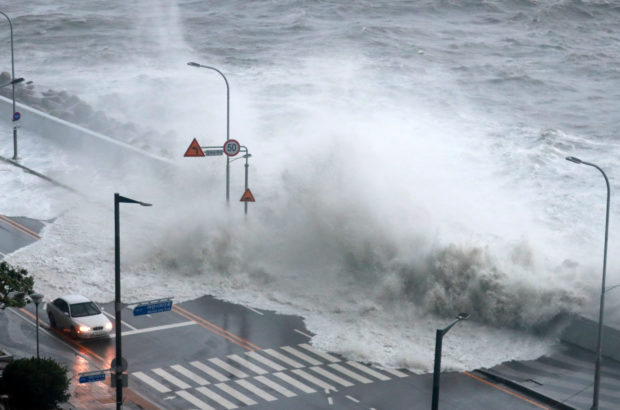 Typhoon Hinnamnor in South Korea
