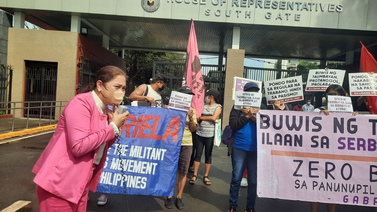 Gabriela,  Kilusang Mayo Uno, and other left-leaning groups want the proposed 2023 budget of DND slashed