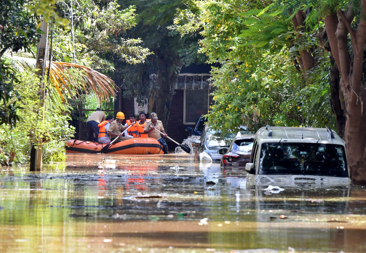 India's Bengaluru hit by flooding, traffic snarls after heavy rain