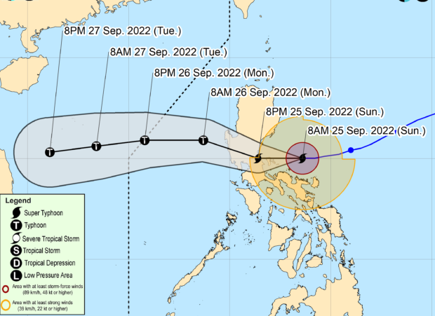 sept 25 2022 11 am track_ super typhoon karding class suspensions list