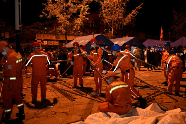 FILE PHOTO: Quake in Luding county, Sichuan province