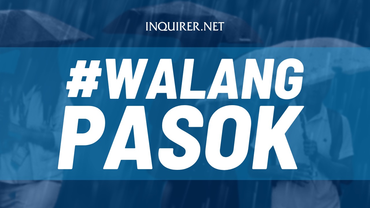 LIST: Class suspensions on Friday, October 28 due to Tropical Storm Paeng