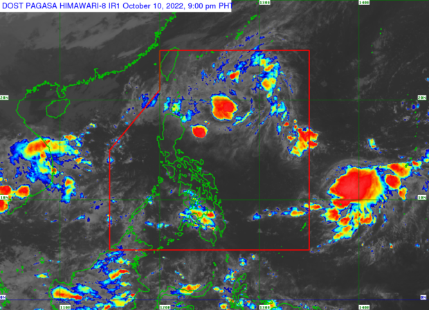 Tuesday will bring cloudy skies and heavy rain due to a low pressure area (LPA) and shear line, according to the state weather bureau, which also issued a warning of increased chances of flooding and landslides in these areas.