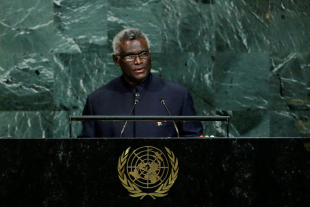 Solomon Islands Prime Minister Manasseh Sogavare told his Australian counterpart on Thursday he would not do anything that undermines Pacific security.