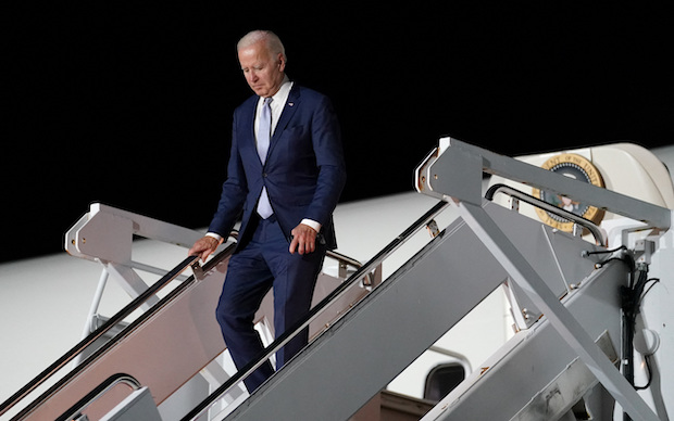 US President Biden arrives in Wilmington, Delaware. STORY: Biden will act ‘methodically’ in reevaluating Saudi relationship