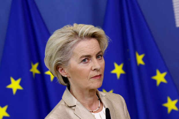 European Commission President Ursula von der Leyen says Russia's missile and drone attacks on Ukraine's power stations and other infrastructure amount to war crimes