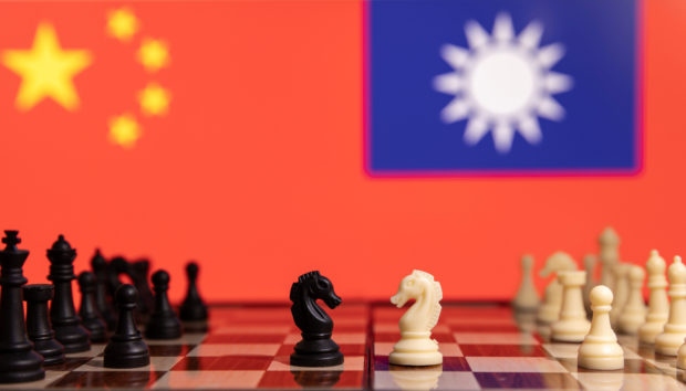 Taiwan says China must stop its saber-rattling and maintain peace and stability.