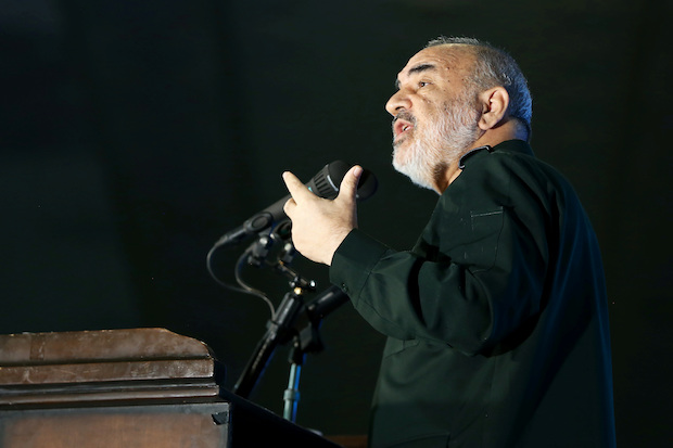 Hossein Salami, chief of the Iran Revolutionary Guard