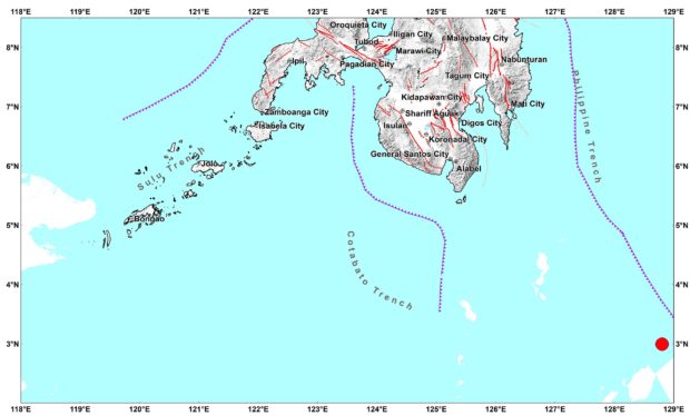 5.1-magnitude earthquake strikes Davao Occidental