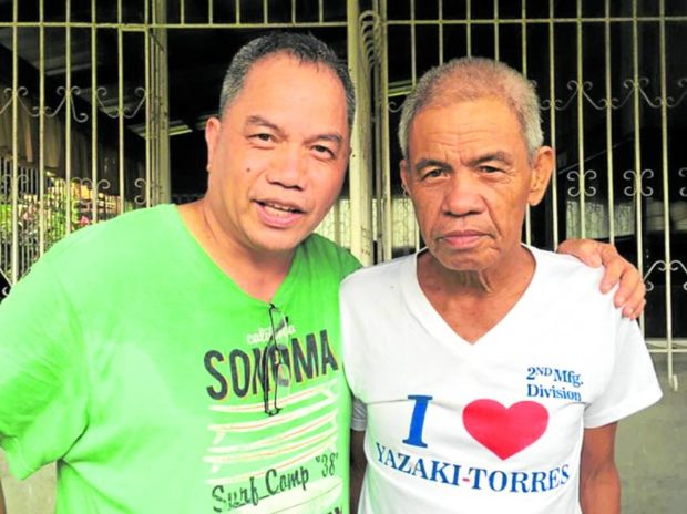 Bro. Obet Narvaez, SDB (left), and his brother Renato who is now in good health after surviving two strokes