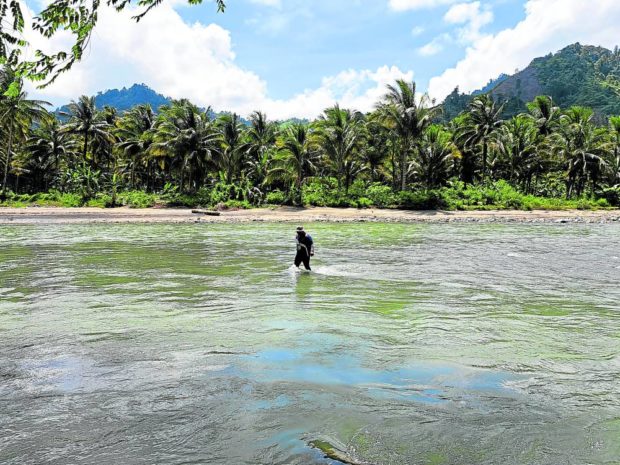 Odani had to cross the Kalaong River (right) in order to reach far-flung communities of Bati-an. 