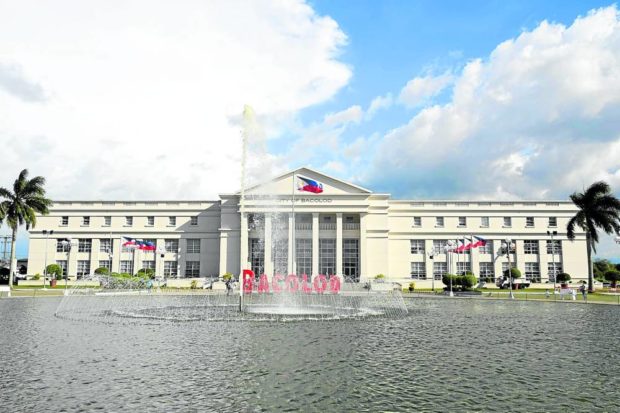 The Bacolod City Hall. STORY: Bacolod City shuts down 112 water refilling stations