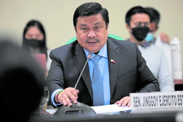 Jinggoy Estrada slams a "power tripping" cop and asks for his exclusion from promotion